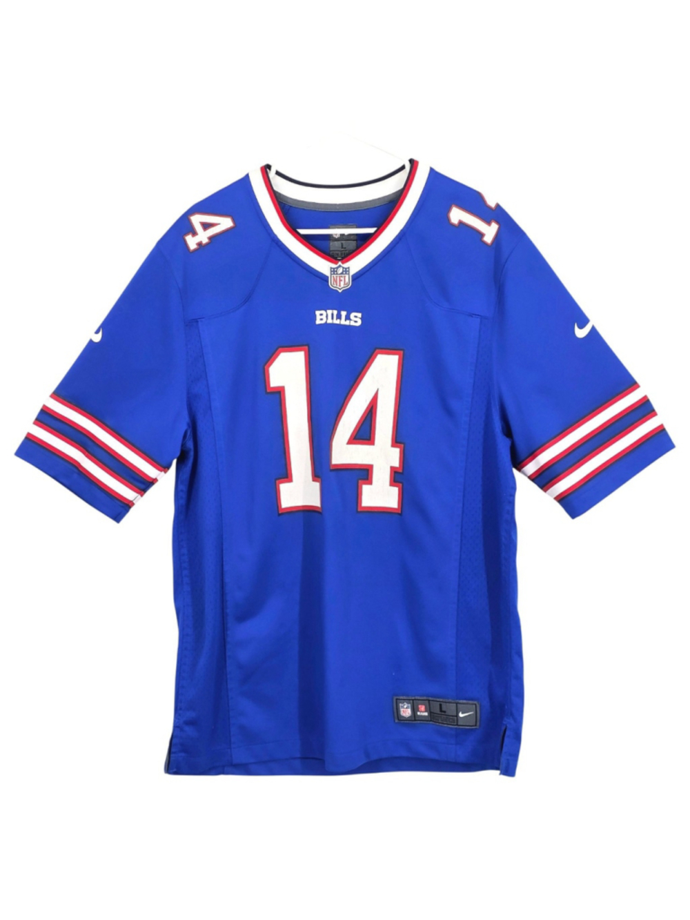 Nike Stefon Diggs Buffalo Bills #14 NFL On Field Jersey Men's L Blue